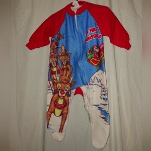 My first Christmas pajamas